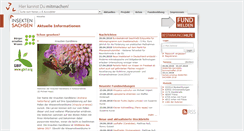 Desktop Screenshot of insekten-sachsen.de