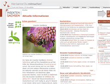 Tablet Screenshot of insekten-sachsen.de